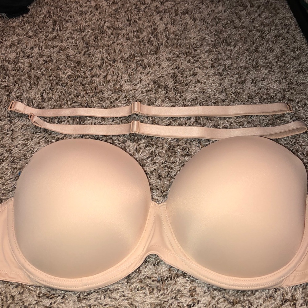 Nude Strapped/Strappless Interchangeable Bra